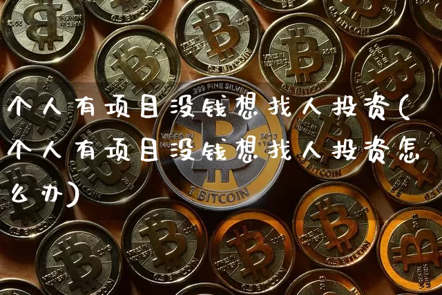 个人有项目没钱想找人投资(个人有项目没钱想找人投资怎么办)_https://www.czytfl.com_期货行情_第1张