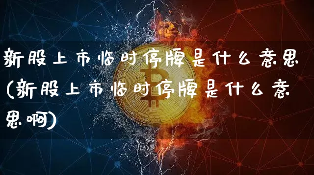 新股上市临时停牌是什么意思(新股上市临时停牌是什么意思啊)_https://www.czytfl.com_期货走势_第1张