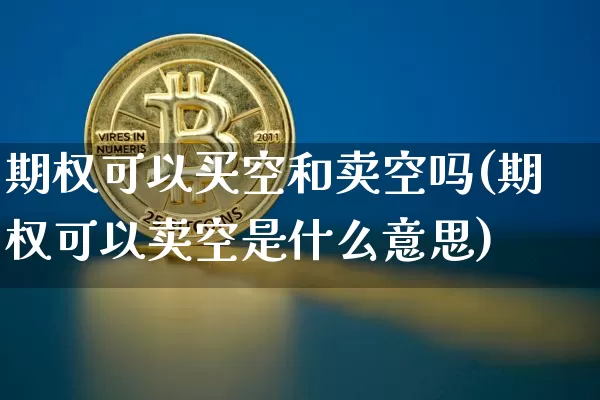 期权可以买空和卖空吗(期权可以卖空是什么意思)_https://www.czytfl.com_期货价格_第1张