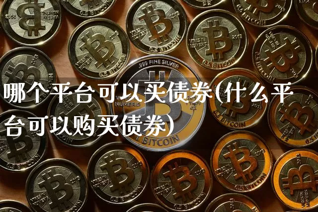 哪个平台可以买债券(什么平台可以购买债券)_https://www.czytfl.com_期货走势_第1张