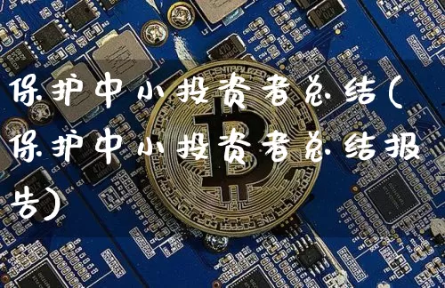 保护中小投资者总结(保护中小投资者总结报告)_https://www.czytfl.com_期货行情_第1张