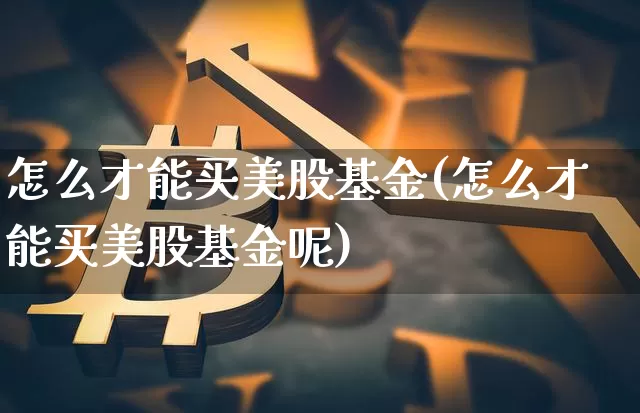 怎么才能买美股基金(怎么才能买美股基金呢)_https://www.czytfl.com_期货走势_第1张