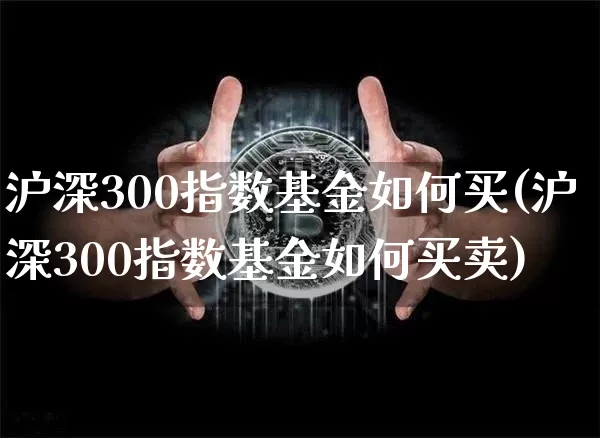 沪深300指数基金如何买(沪深300指数基金如何买卖)_https://www.czytfl.com_期货行情_第1张