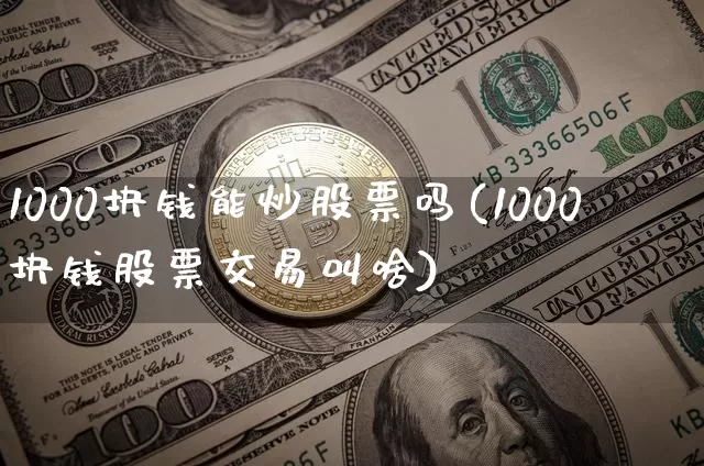 1000块钱能炒股票吗(1000块钱股票交易叫啥)_https://www.czytfl.com_期货走势_第1张