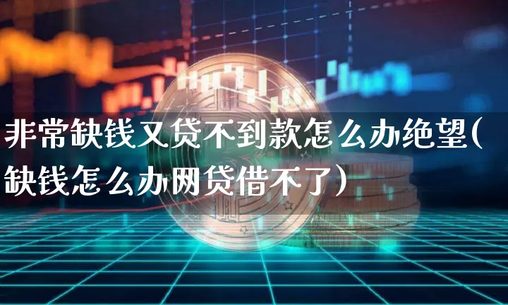 非常缺钱又贷不到款怎么办绝望(缺钱怎么办网贷借不了)_https://www.czytfl.com_期货行情_第1张