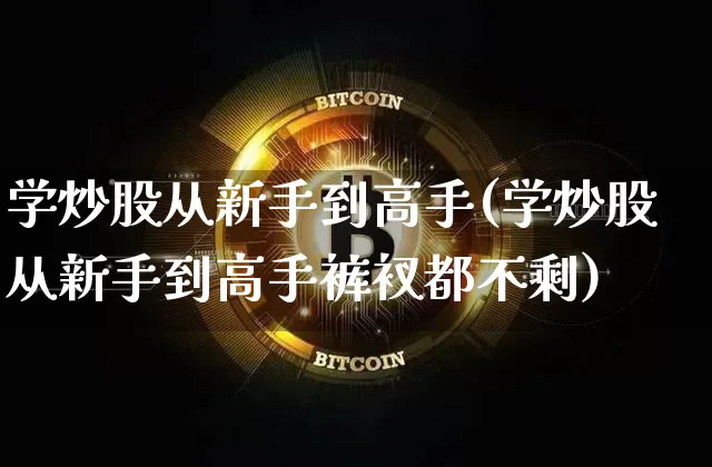 学炒股从新手到高手(学炒股从新手到高手裤衩都不剩)_https://www.czytfl.com_期货行情_第1张