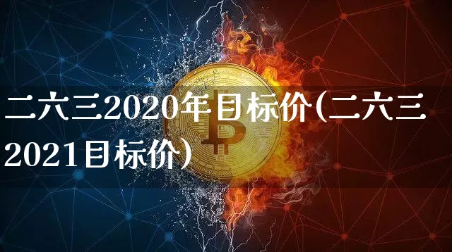二六三2020年目标价(二六三2021目标价)_https://www.czytfl.com_期货价格_第1张